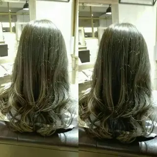 ロング カラー パーマ ヘアアレンジ メンズ キッズ ネイル マツエク・マツパ MEGUMI megumiのヘアスタイル