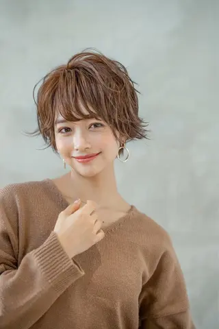 ショート カラー 🉐レイヤー/塩見 弘樹🉐渋谷のヘアスタイル