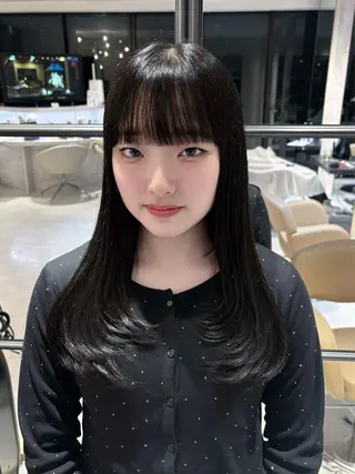 ロング 🩶kind虎井遥音 カットモデル募集🩶のヘアスタイル