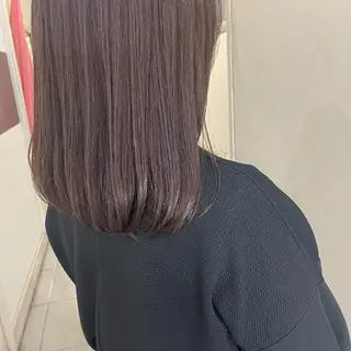ミディアム カラー 吉村 夏椰のヘアスタイル