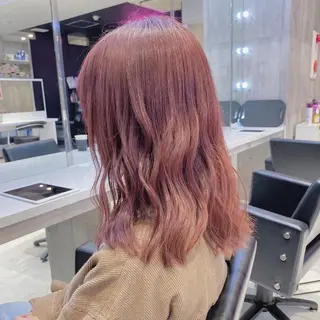 セミロング カラー ヘアアレンジ メンズ キッズ ブリーチの髪様 MASATOのヘアスタイル