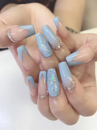 ロング JNA認定講師🌸 RIEのネイルデザイン