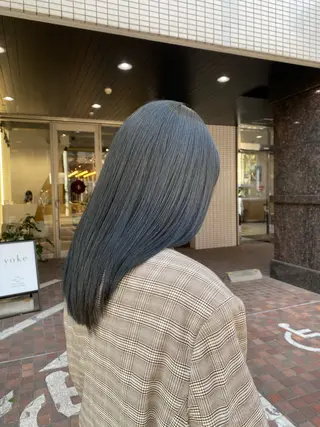 ロング mina🪐立川駅/ 無料ショートカットのヘアスタイル