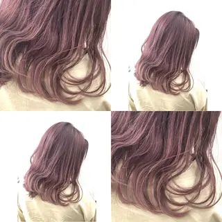 ロング カラー パーマ ヘアアレンジ メンズ キッズ 上品＆韓国風 🥀海心🥀のヘアスタイル