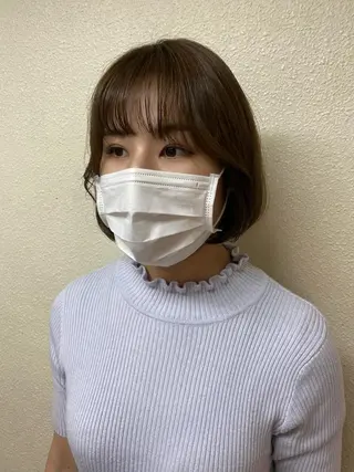 ショート カラー 縮毛矯正/艶カラー/ ikedaのヘアスタイル