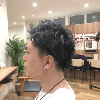 ショート パーマ 佐藤 剛のヘアスタイル
