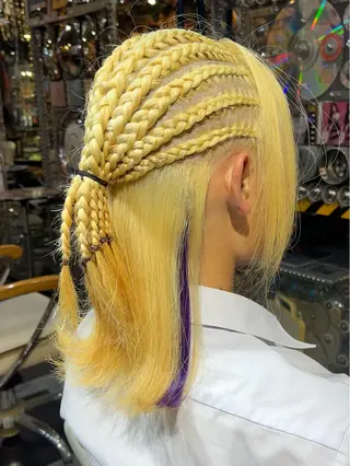 ミディアム カラー ヘアアレンジ メンズ KOYA ｺﾔのヘアスタイル