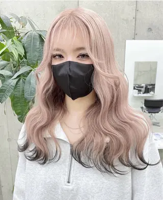 カラー 伊藤七奈/名古屋/ ハイトーン/ブリーチのヘアスタイル