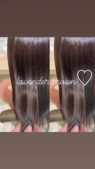 ロング カラー ブリーチ🐰インナー ♡ハイライト♡綾🐰のヘアスタイル