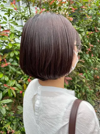 ショート カラー 前髪似合わせ | yukaのヘアスタイル
