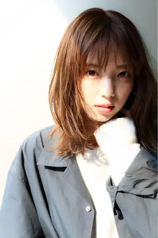 ミディアム 中野 恵脩のヘアスタイル
