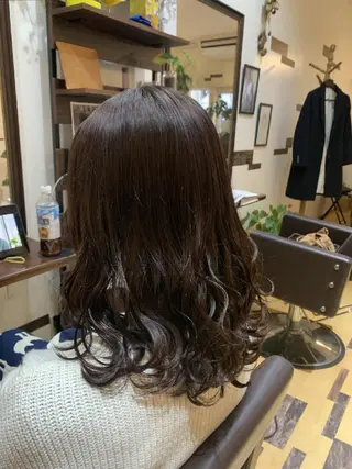 ロング カラー サトウ シューイチのヘアスタイル