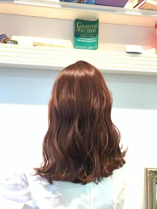 セミロング 大宮/山口 竣也のヘアスタイル