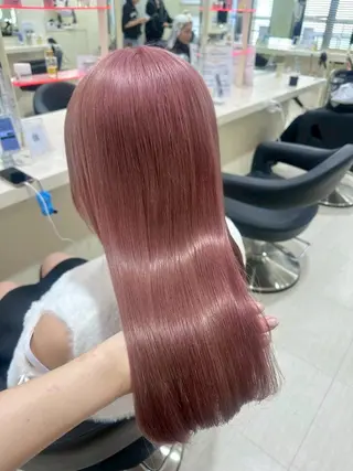 カラー ナチュラル可愛い◎ 推しカラー🤍池袋のヘアスタイル
