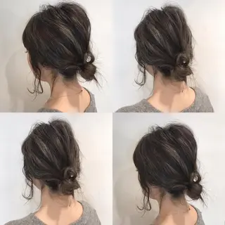 ショート カラー 髪質改善カラー韓国風 レイヤーtudaのヘアスタイル