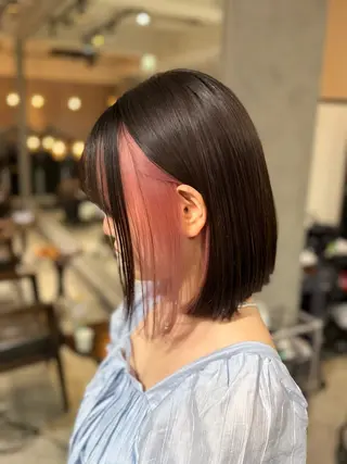 ミディアム カラー 🎀ハイトーン・艶 カラー HANA🎀のヘアスタイル