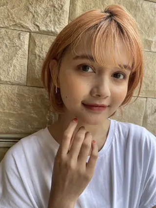 ショート カラー 益野 凌のヘアスタイル