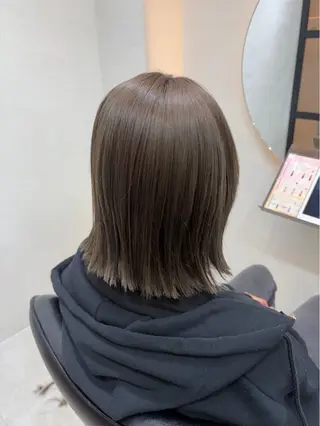 ミディアム カラー 【ニュアンスカラー・ 髪質改善】スズキカナのヘアスタイル