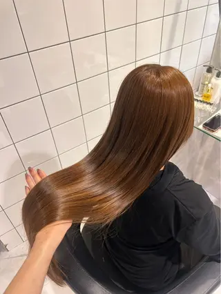 ロング カラー うる艶透明感カラー HINANO🩶のヘアスタイル
