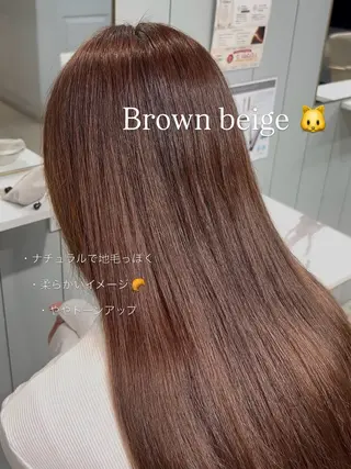 ロング カラー 𝒌𝒂𝒏𝒐𝒏 韓国・髪質改善のヘアスタイル