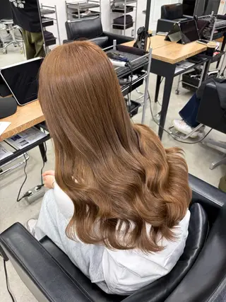 ロング カラー RYOSUKE ハイトーンのヘアスタイル