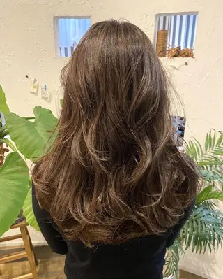 セミロング カラー パーマ ヘアアレンジ メンズ キッズ 豊橋美容院 ソンリエのヘアスタイル