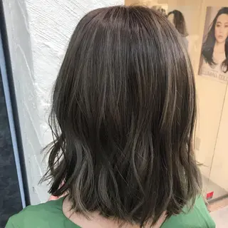 ショート カラー 髪質改善カラー韓国風 レイヤーtudaのヘアスタイル