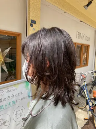 ミディアム 【女性指名No.1】 西口直子のヘアスタイル