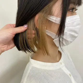 ショート カラー パーマ ヘアアレンジ メンズ キッズ ネイル マツエク・マツパ 横浜Bob美容師🤎 ERINAのヘアスタイル
