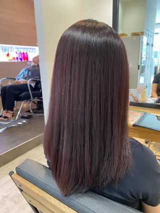 セミロング h Blanche 丸山 稚葉のヘアスタイル