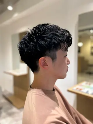 メンズ soy kufu 川勝のヘアスタイル