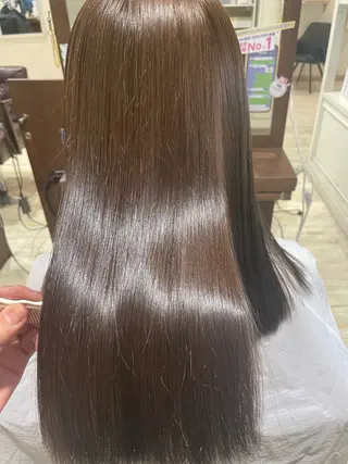 セミロング 髪質改善/ 梅田中崎町/宮里のヘアスタイル