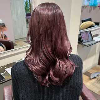 セミロング カラー 柔らかいbeige ¦韓国¦🩰マユ🩰のヘアスタイル