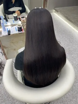 ロング 髪質改善/はるみ🌙 赤み消しカラーのヘアスタイル
