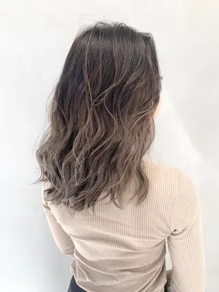 ミディアム カラー レイヤー/大人メンズ パーマ🌀 平島拓也のヘアスタイル