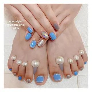 ミディアム ネイル 🐾enen style 🐾のネイルデザイン