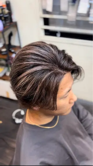 ショート カラー メンズ はやと【エクステ ×ブリーチ特化】のヘアスタイル