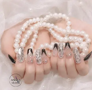 ネイル ANGILA ネイル¨̮S*Y*Kのネイルデザイン