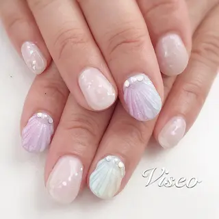 ネイル Viseo《6週間 長持ちパラジェル》のネイルデザイン