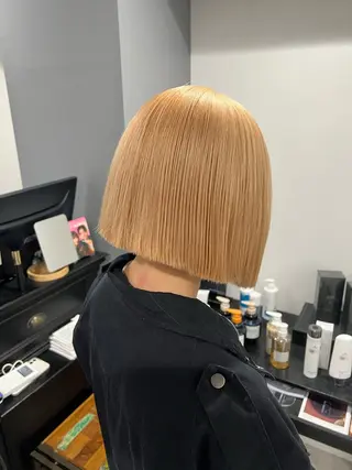 ショート カラー ハイトーンカラー/ ボブ/KOBAのヘアスタイル