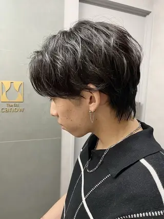 ショート カラー メンズ The Ect 江坂Kurumiのヘアスタイル