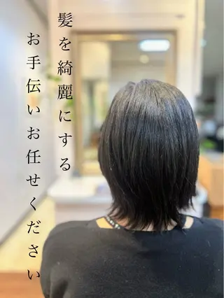 ミディアム ナチュラルオーブン 大村店🍀深松孝枝のヘアスタイル
