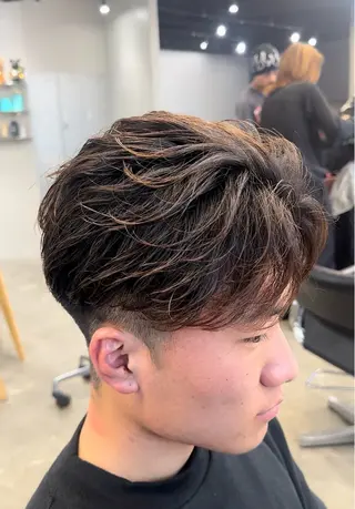 パーマ メンズ 初パーマ支持率◎松田 優斗のヘアスタイル