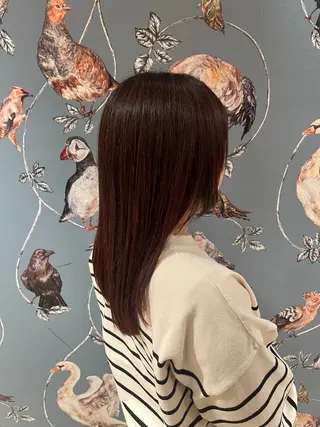 ロング 伊藤 雅のヘアスタイル