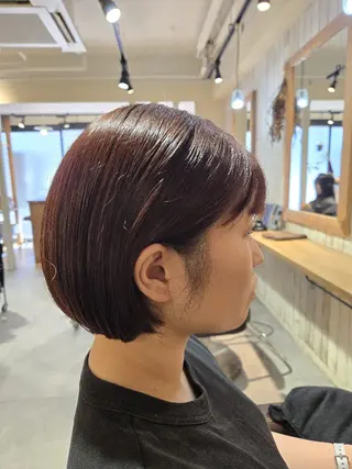 ショート カラー 野村 果音(カノン)のヘアスタイル