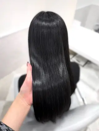 ロング カラー ゆうひ🎀艶カラー/ ヘアメ/チョコカラーのヘアスタイル