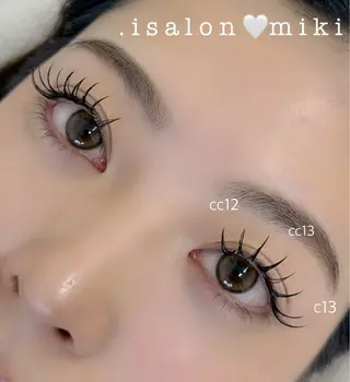 マツエク・マツパ .i salon🤍 m i k iのマツエク・マツパデザイン