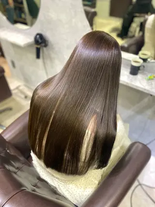ロング カラー レイヤーカット ショート/宮本洋介のヘアスタイル