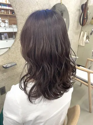 セミロング カラー 【SiLO】 nanamiのヘアスタイル