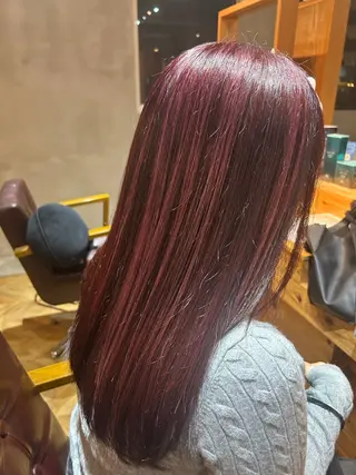ロング カラー 仲宗根 瑞希のヘアスタイル